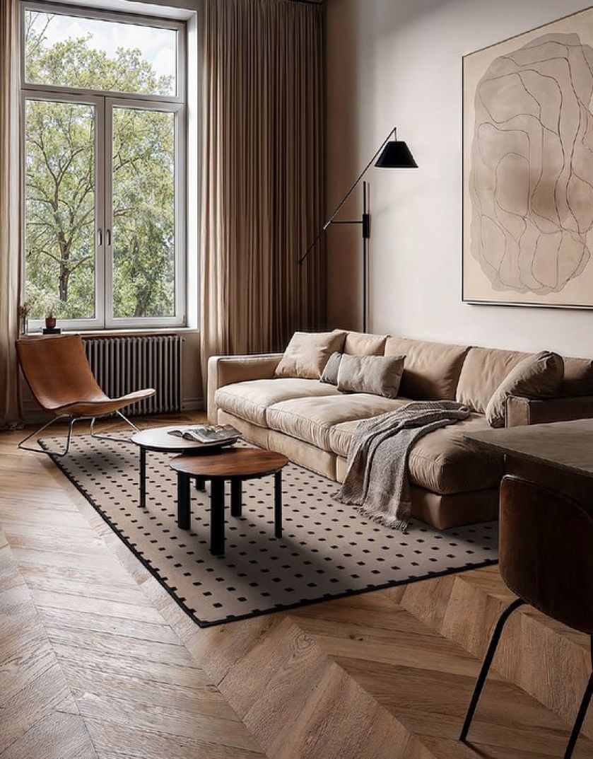 jak dobrać dywan do kanapy i narożnika