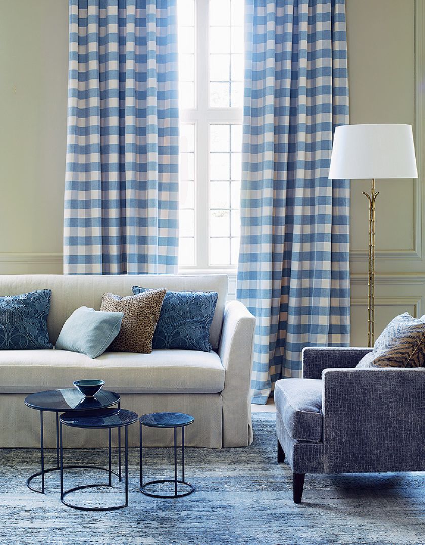 Tkaniny z kolekcji Eaton brytyjskiej marki COLEFAX FOWLER