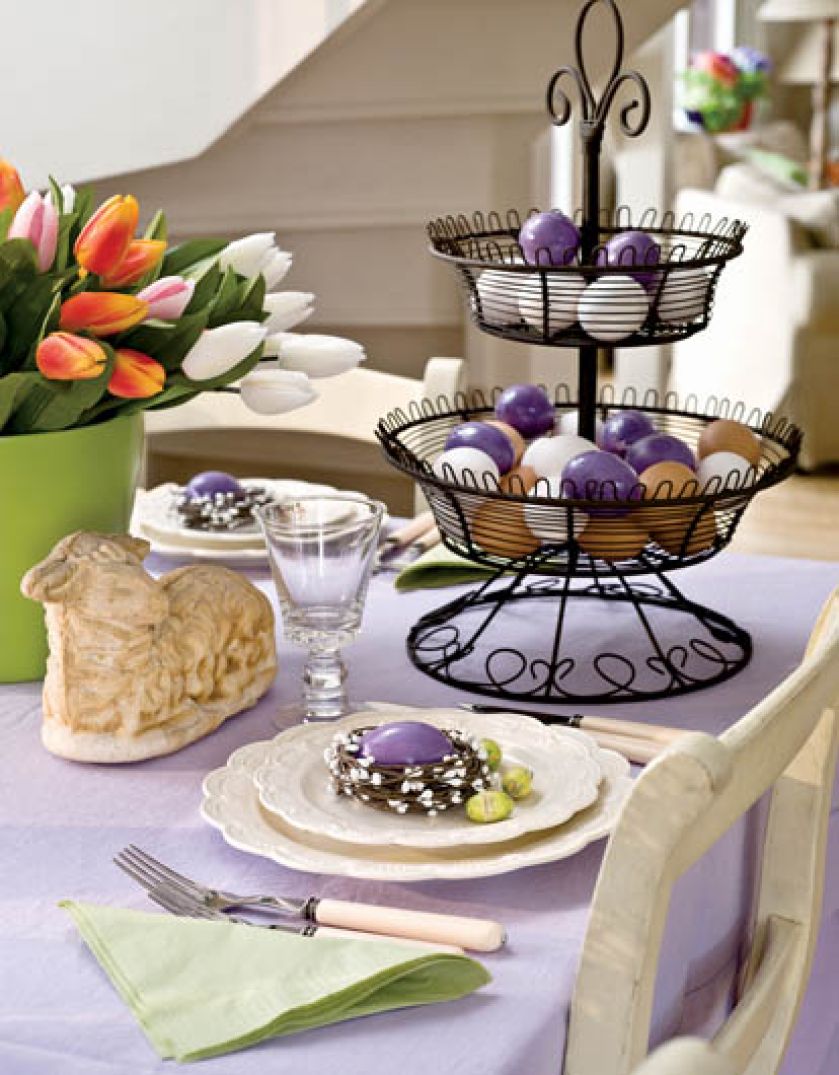 W ustanowskim dworku święta wielkanocne są we francuskiej oprawie.