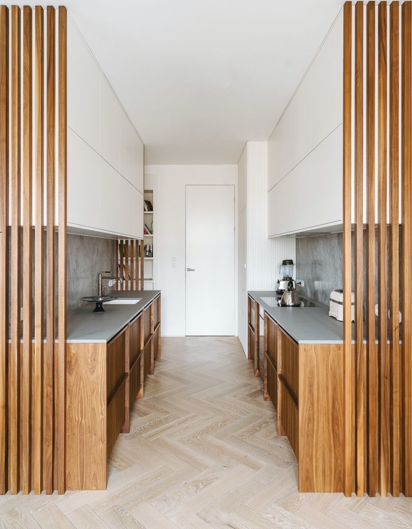 ścianka działowa z lameli