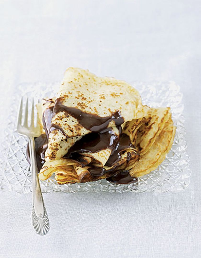 Naleśniki z sosem czekoladowym