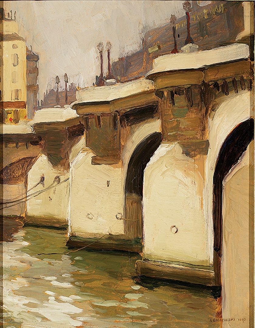Aleksander Gierymski Pont Neuf w Paryżu , 1893 r., MN w Warszawie