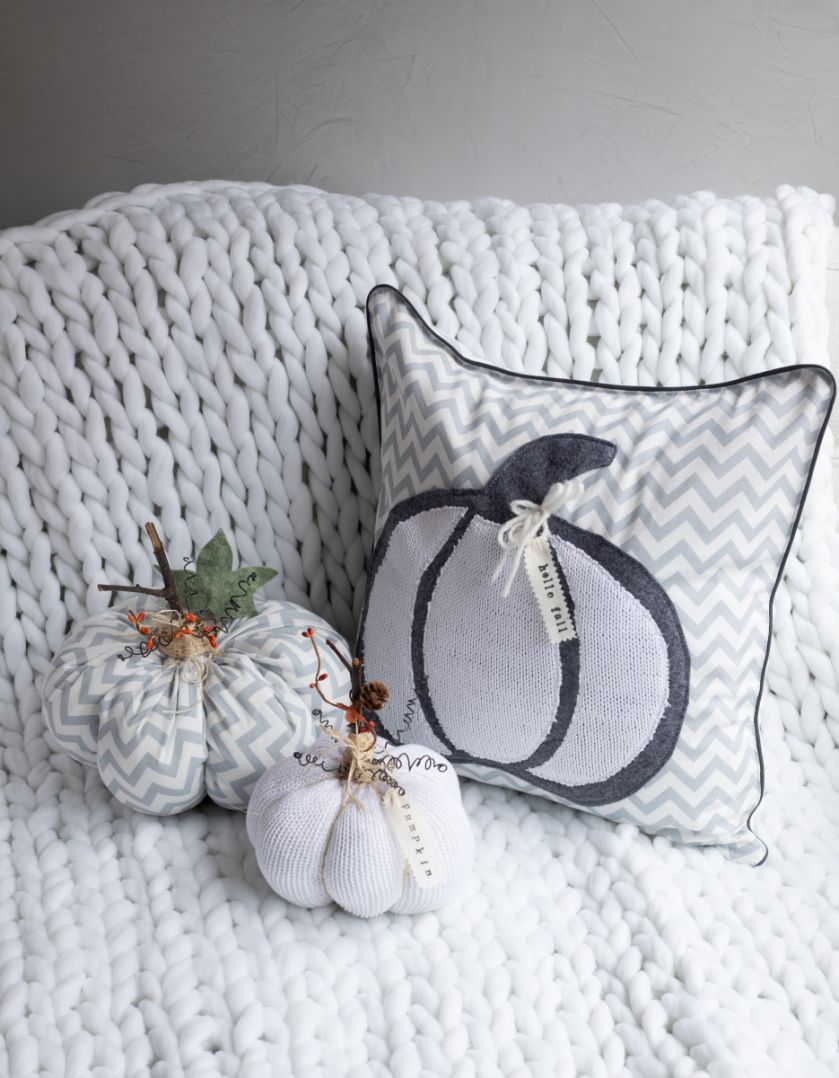 biała dynia pomysły na dekoracje do domu