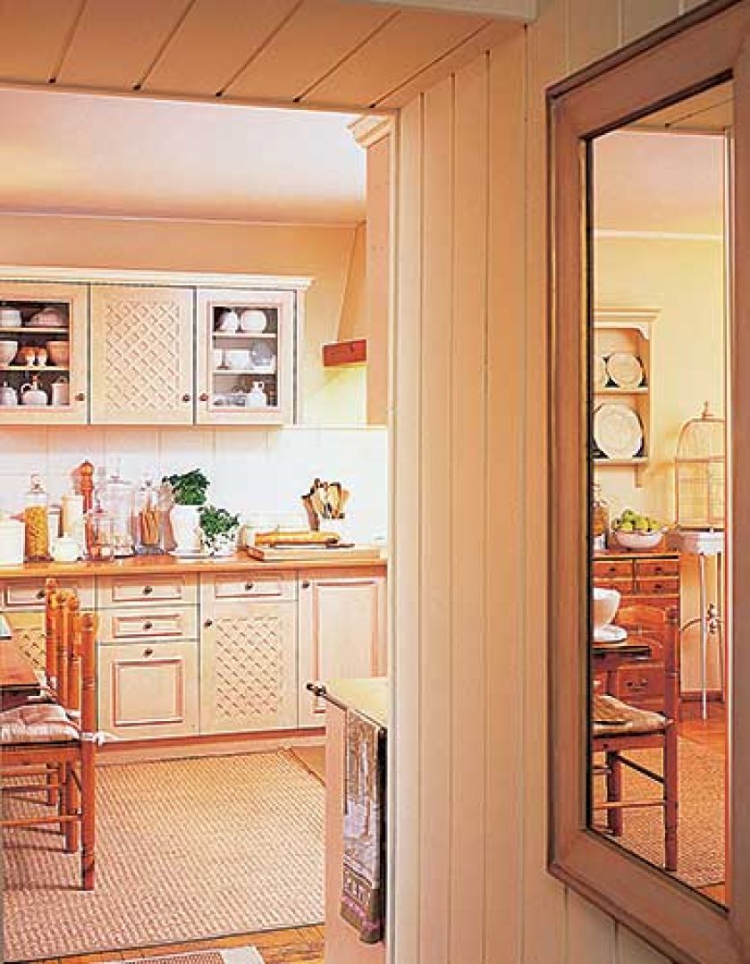 Kuchnię Danusia urządziła w stylu prowansalskim.