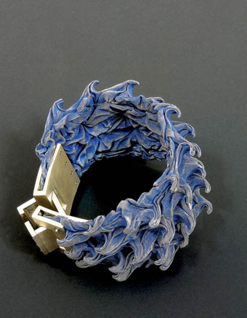 Bransoleta - Paweł Kaczyński. Biżuteria jak jesienne liście