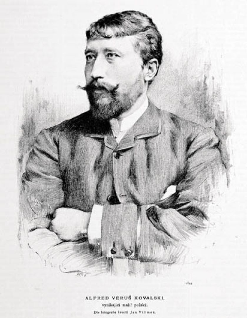 Portret Alfreda Wierusza-Kowalskiego , Jan Vilimek, 1886 r.