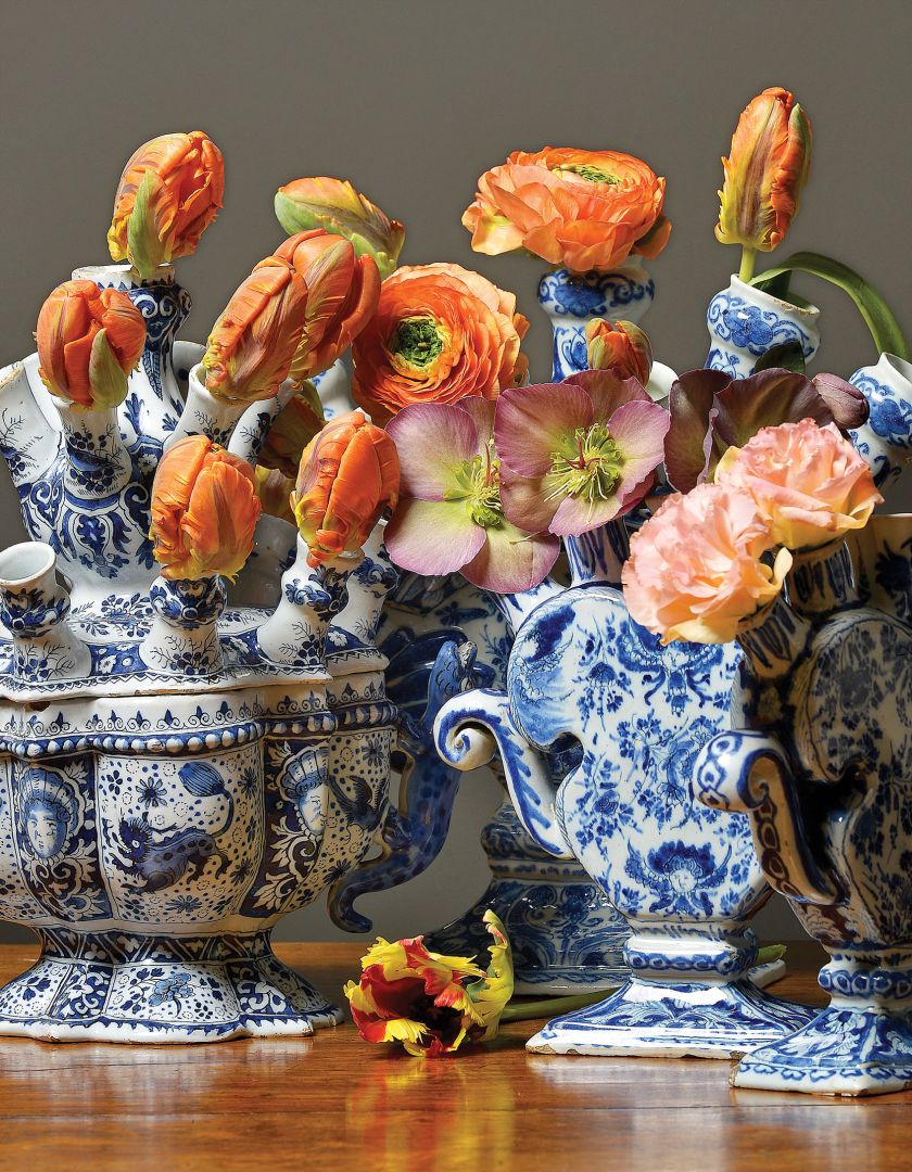 Tulipaniera, Delft, XIX w. Tulipaniera