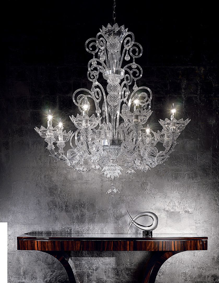 8-ramienny wenecki żyrandol Deco Murano marki Giorgio Collection, 48 480 zł, PATT MEBEL