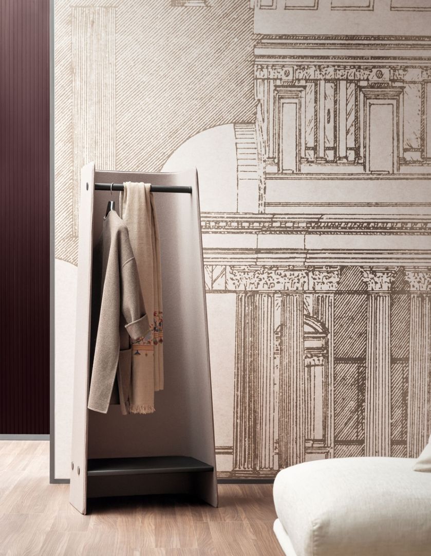 elegancki wieszak stojak do przedpokoju