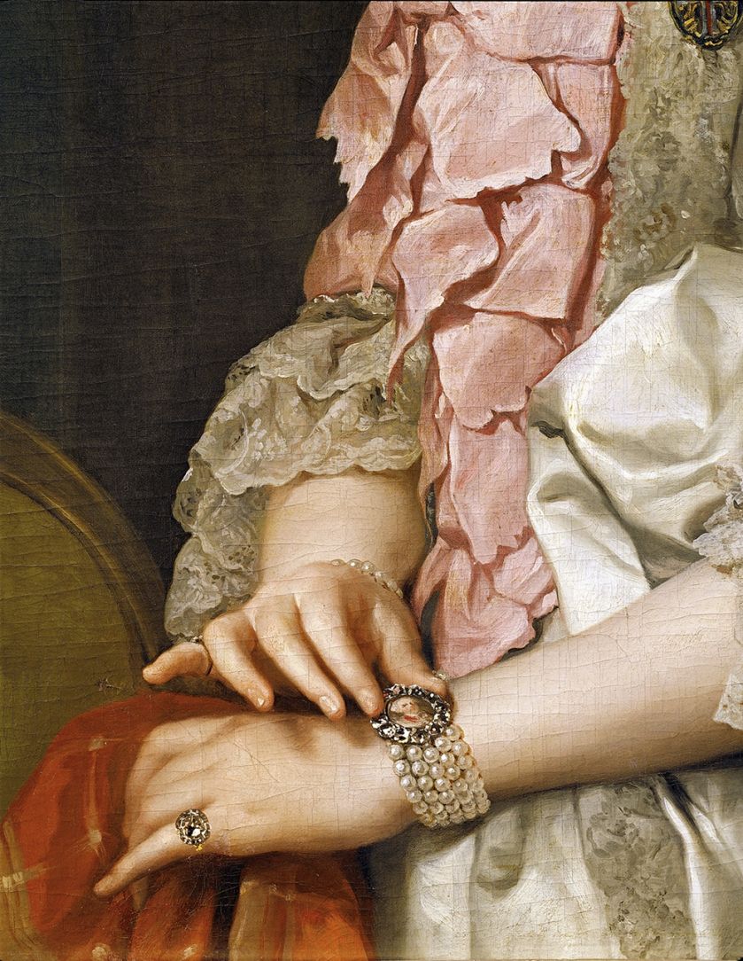 Anton Raphael Mengs, Maria Luiza Burbon w dniu zaręczyn , 1764 r.