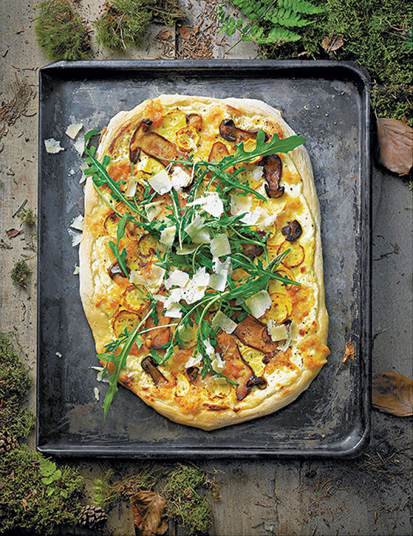 Pizza z prawdziwkami