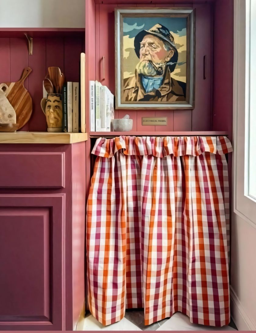 jak stosować wzór w kratkę we wnętrzach