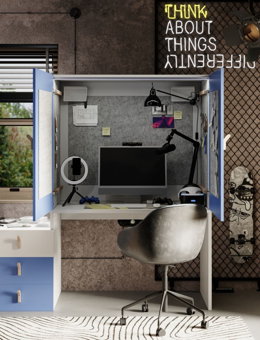 pokój młodzieżowy dla chłopaka