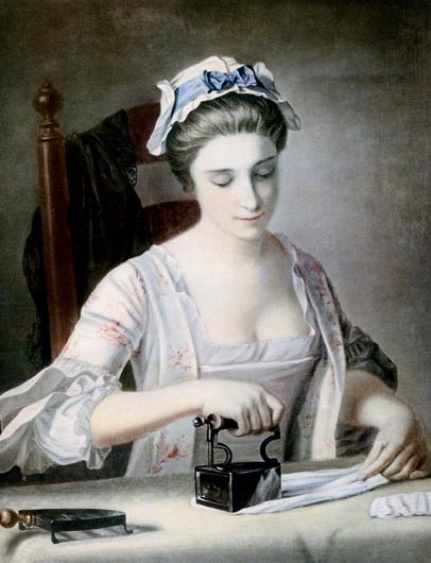 Prasująca pokojówka , George Morland, XVIII w., fot. Stockfood/Free