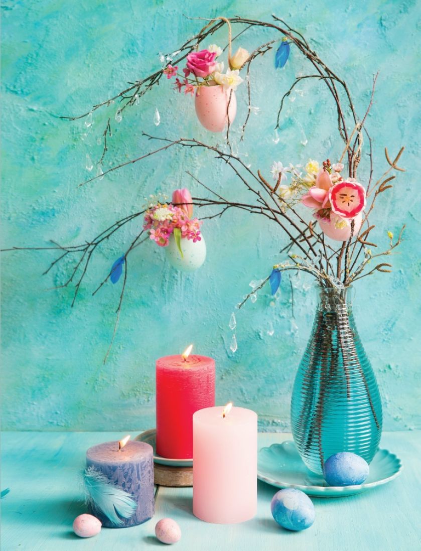 dekoracja na stół wielkanocny