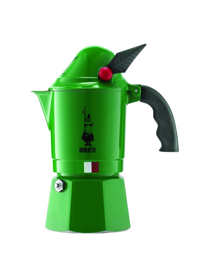 MOKA ALPINA, zabawna kawiarka z aluminium, BIALETTI, bialetti.it
