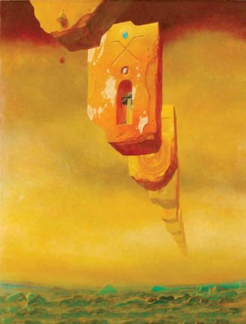 Zdzisław Beksiński Bez tytułu, 1983 r., Muzeum Historyczne w Sanoku i www.belvederegallery.com