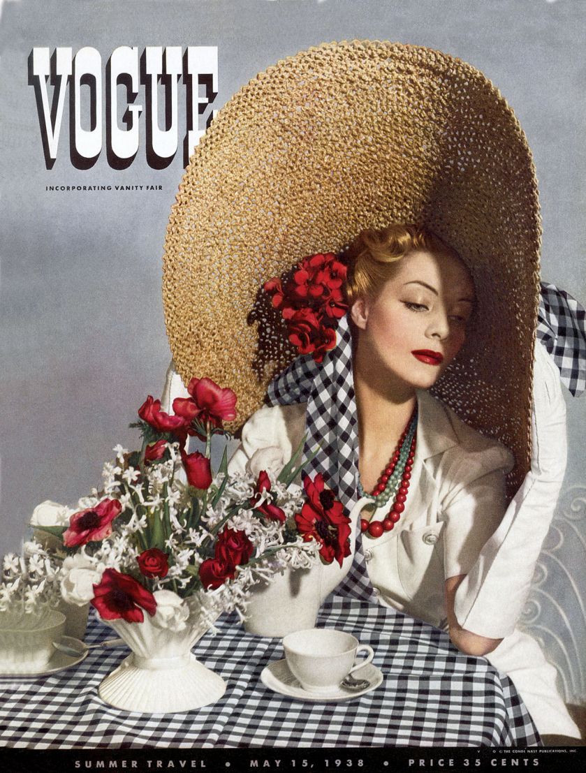 Modelka Helen Bennett na okładce amerykańskiego Vogue’a , 1938 r.