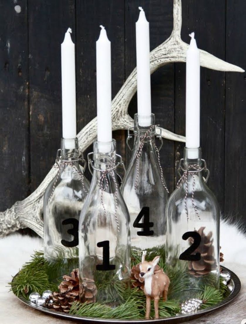 pomysły na bożonarodzeniowe stroiki ze świecami