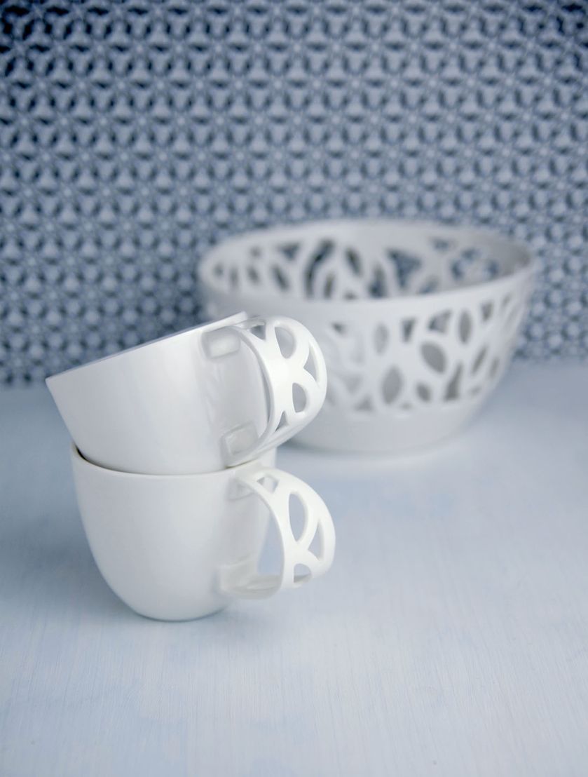 Ażurowe naczynia z pracowni imkadesign.pl