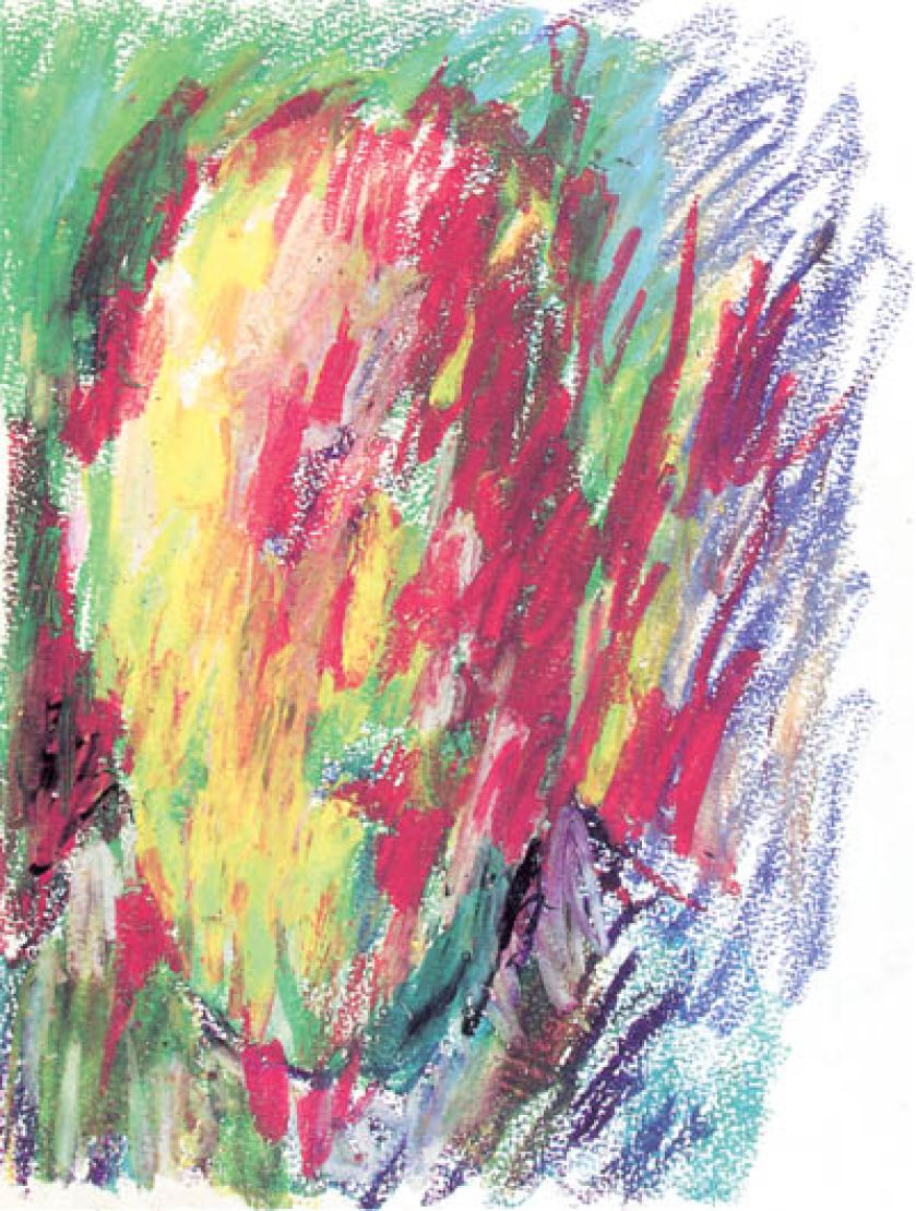 Jerzy Panek, Autoportret z czerwonym cieniem , 19999 r., Rempex