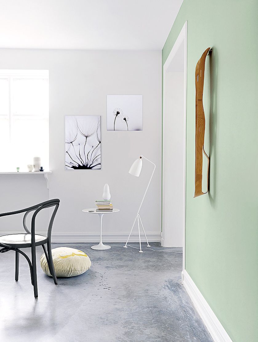 Kolor Relaxed Green 4494 z najnowszego wzornika, Flügger