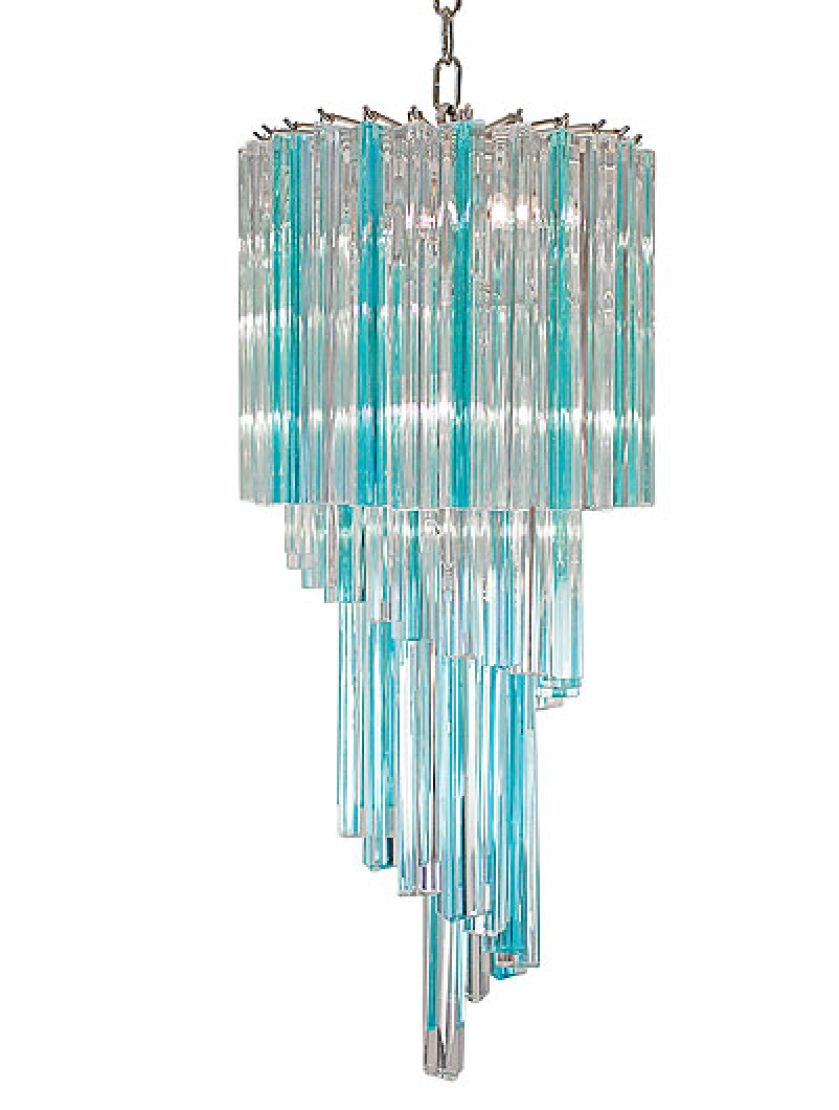 Nietypowy żyrandol z Murano, ok. 1960 r.