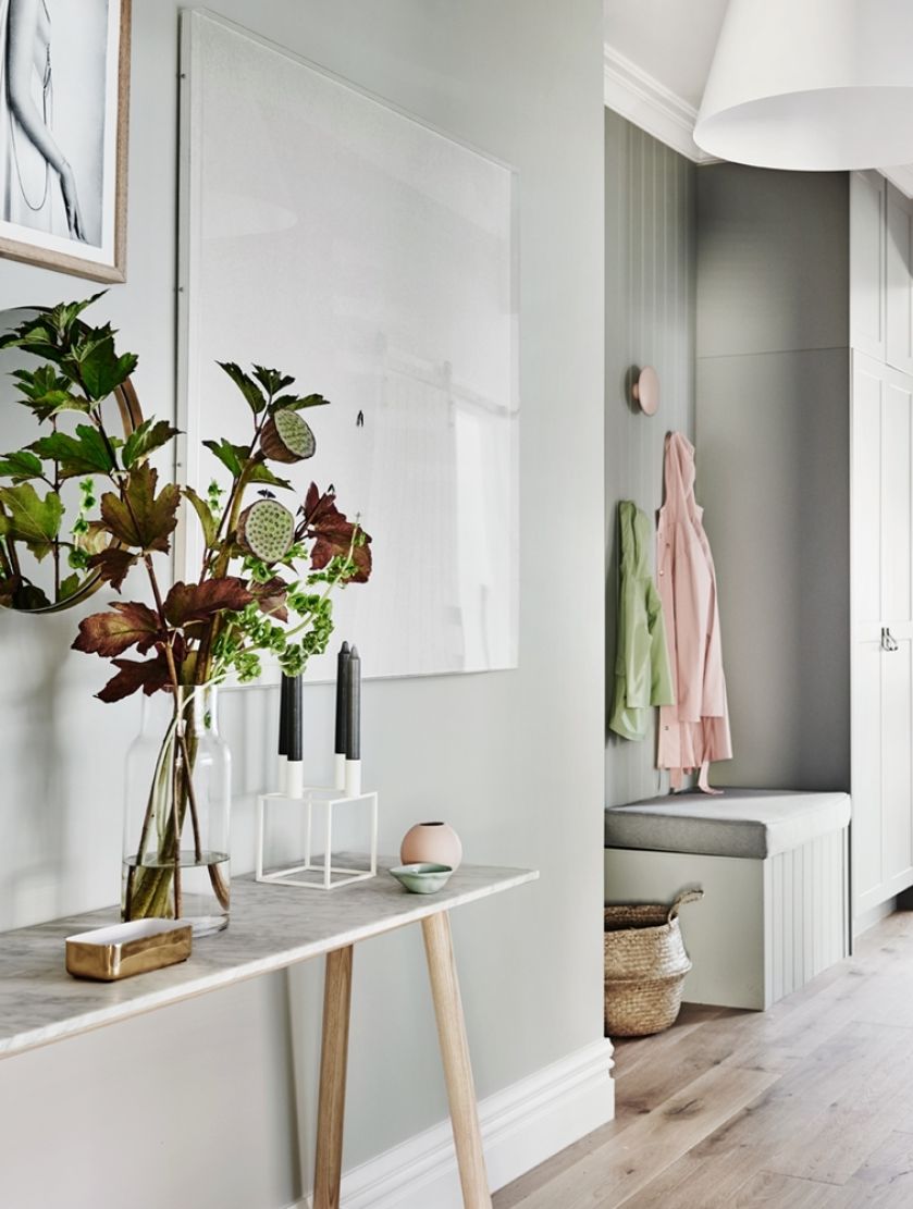 pomysł na wąski przedpokój