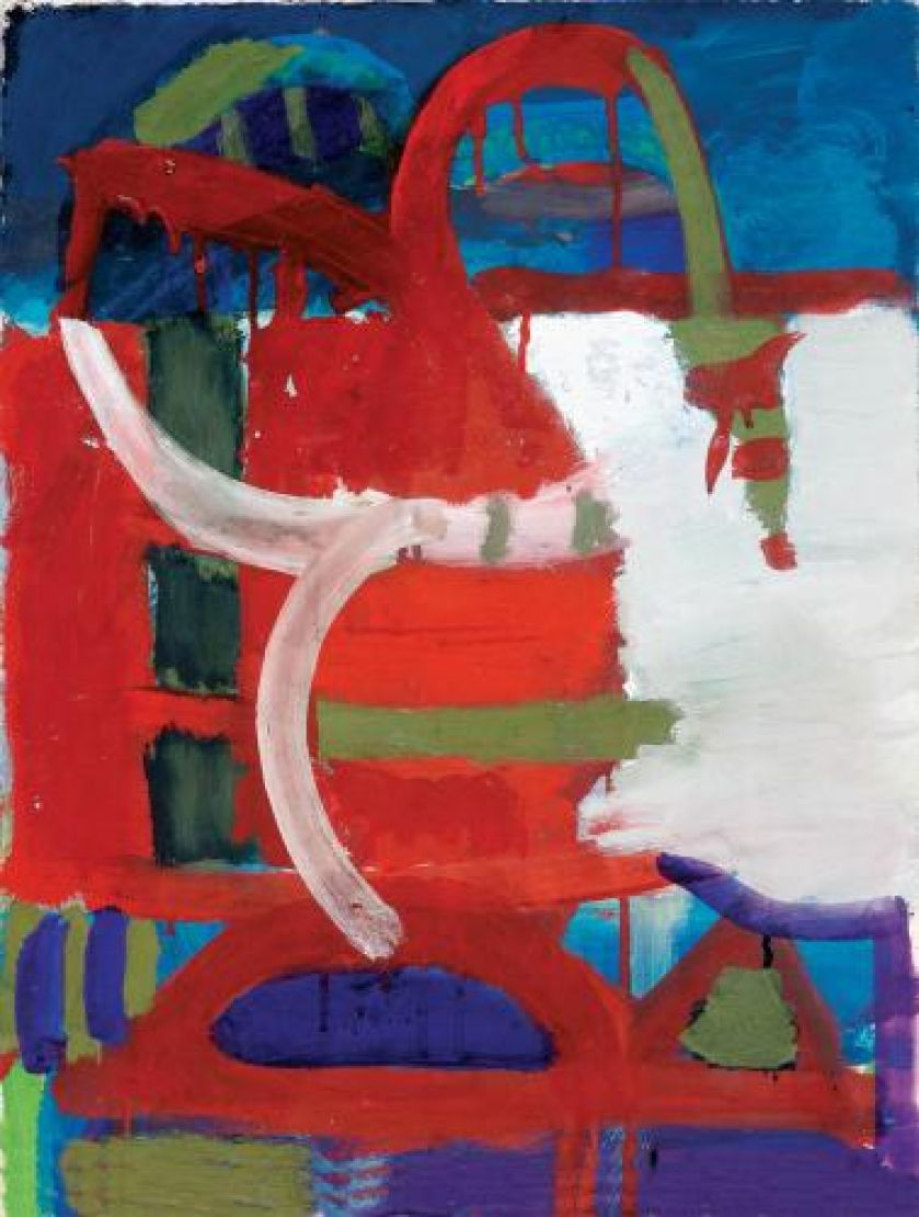 Artur Nacht-Samborski- Kompozycja czerwono-biała , Galeria aTAK