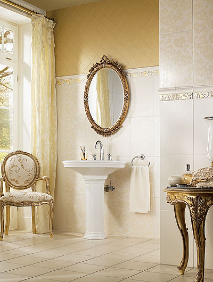 Inspirowana historycznymi wzorami. Umywalka kosztuje od ok. 3287 zł, postument od ok. 2142 zł. VILLEROY BOCH