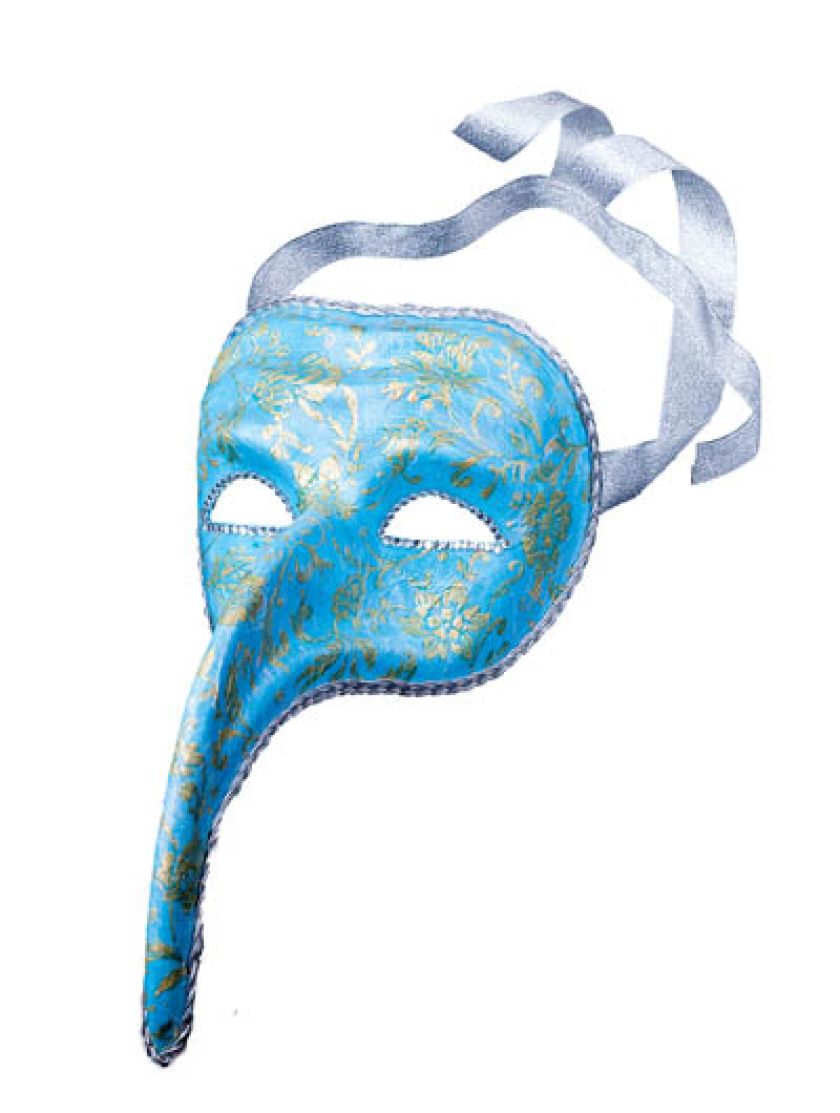 Maska inspirowana komedią dell arte. Fot. Shutterstock.com