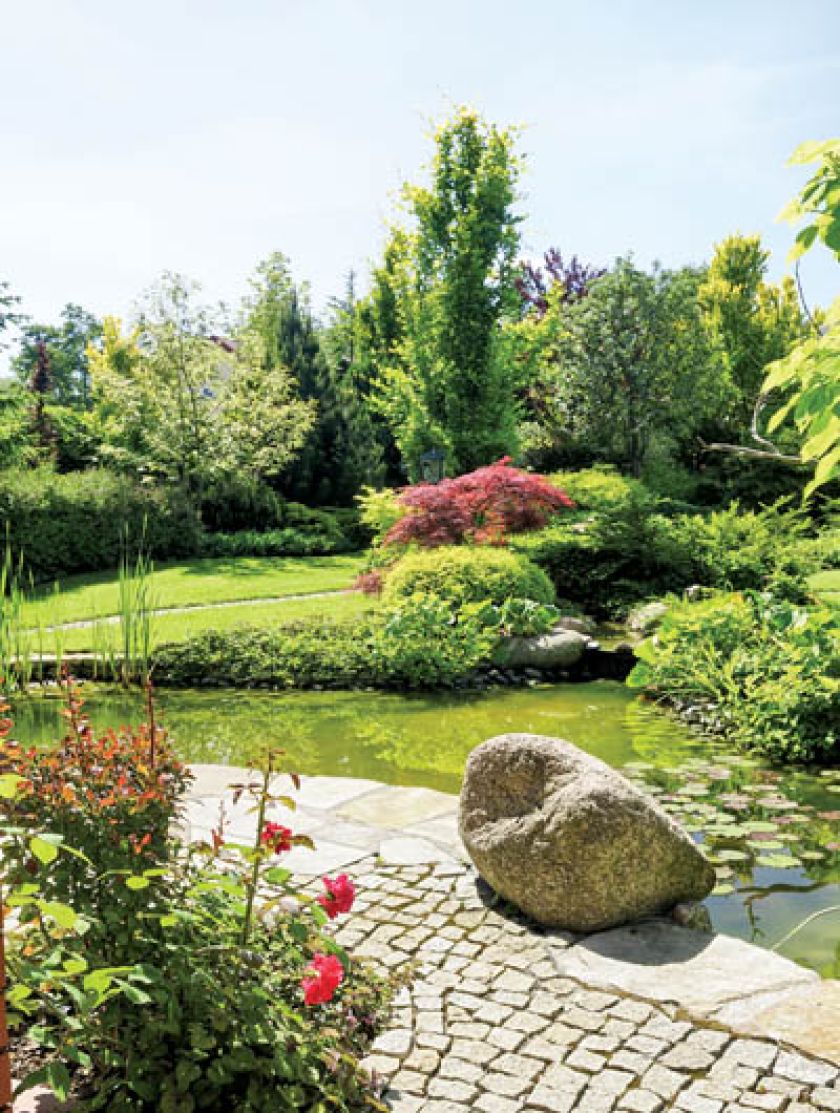 Aranżacja ogrodu nad rzeką