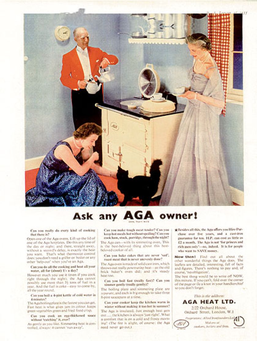 Właściciel kuchenki Aga, 1940 r. Serce domu