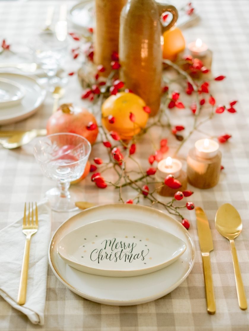 ozdoby na stół wigilijny