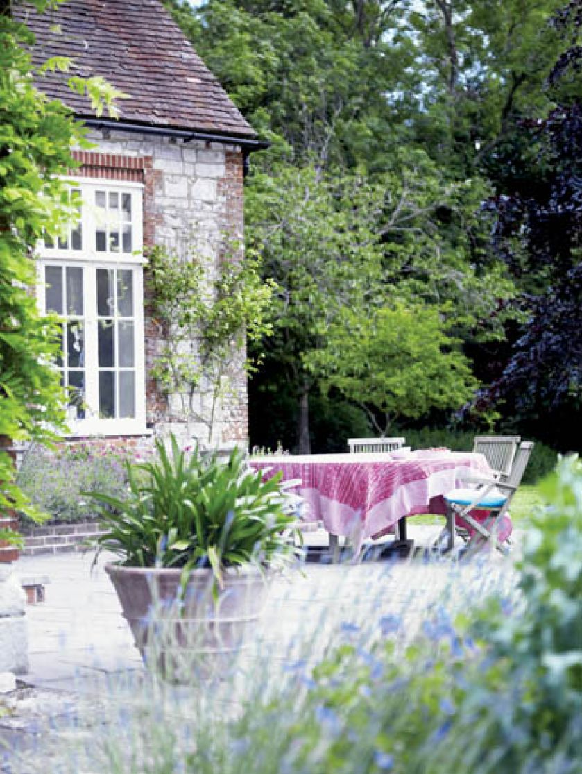 Taras w stylu angielskim.