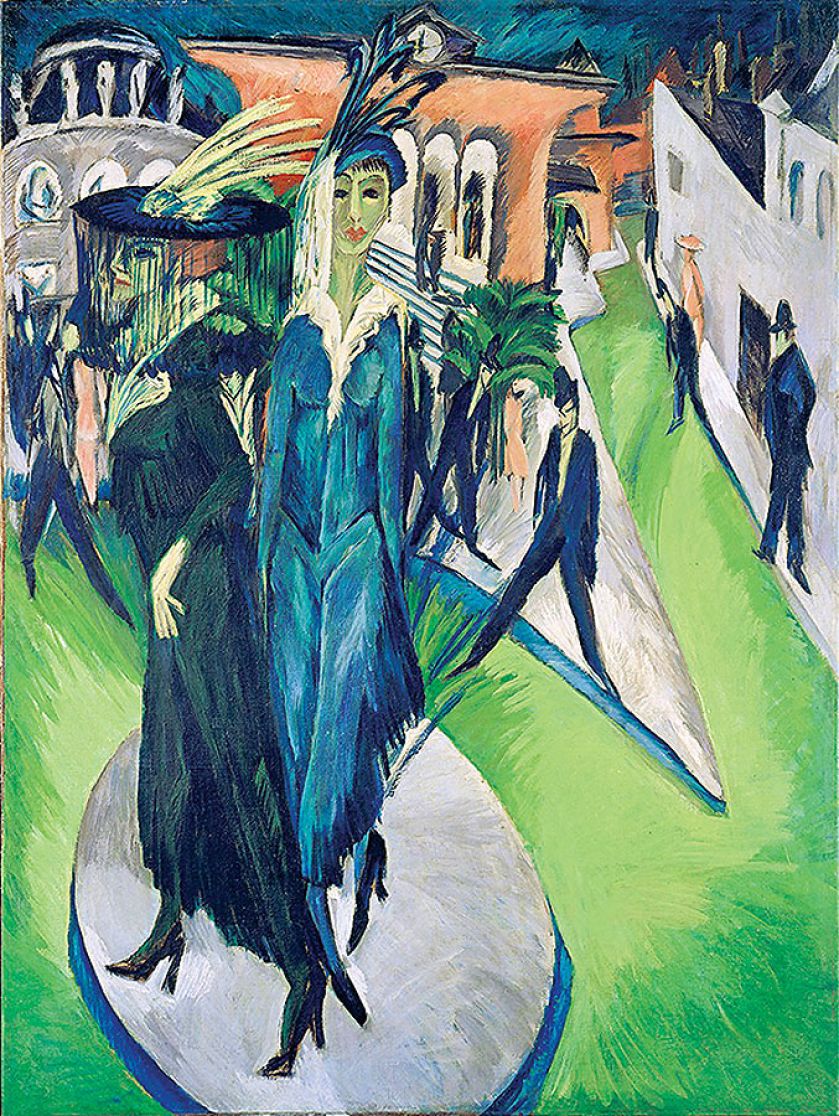 Ernst Ludwig Kirchner Plac Poczdamski , 1914 r.