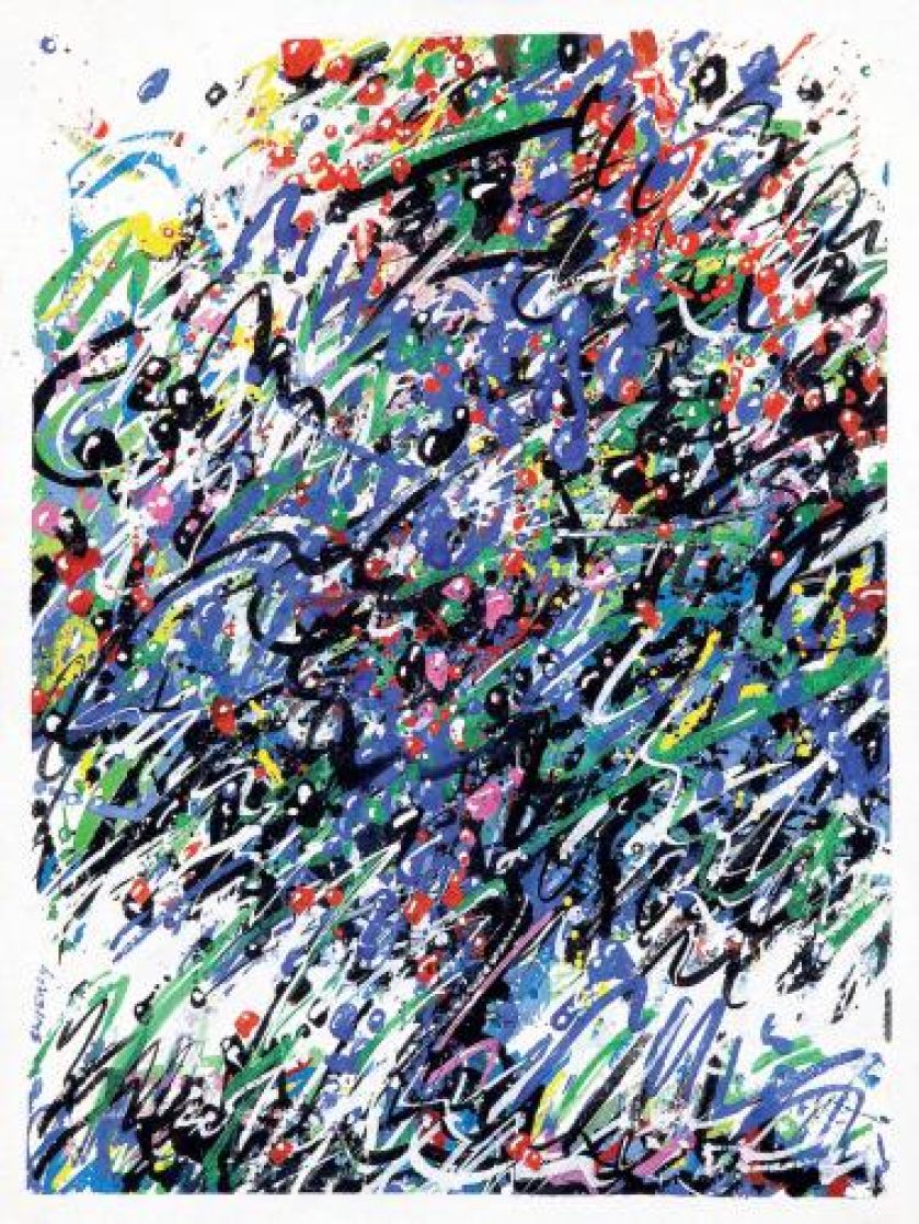 Waldemar Świerzy Projekt plakatu KAW , 1984 r, cw 4500 zł, DESA UNICUM