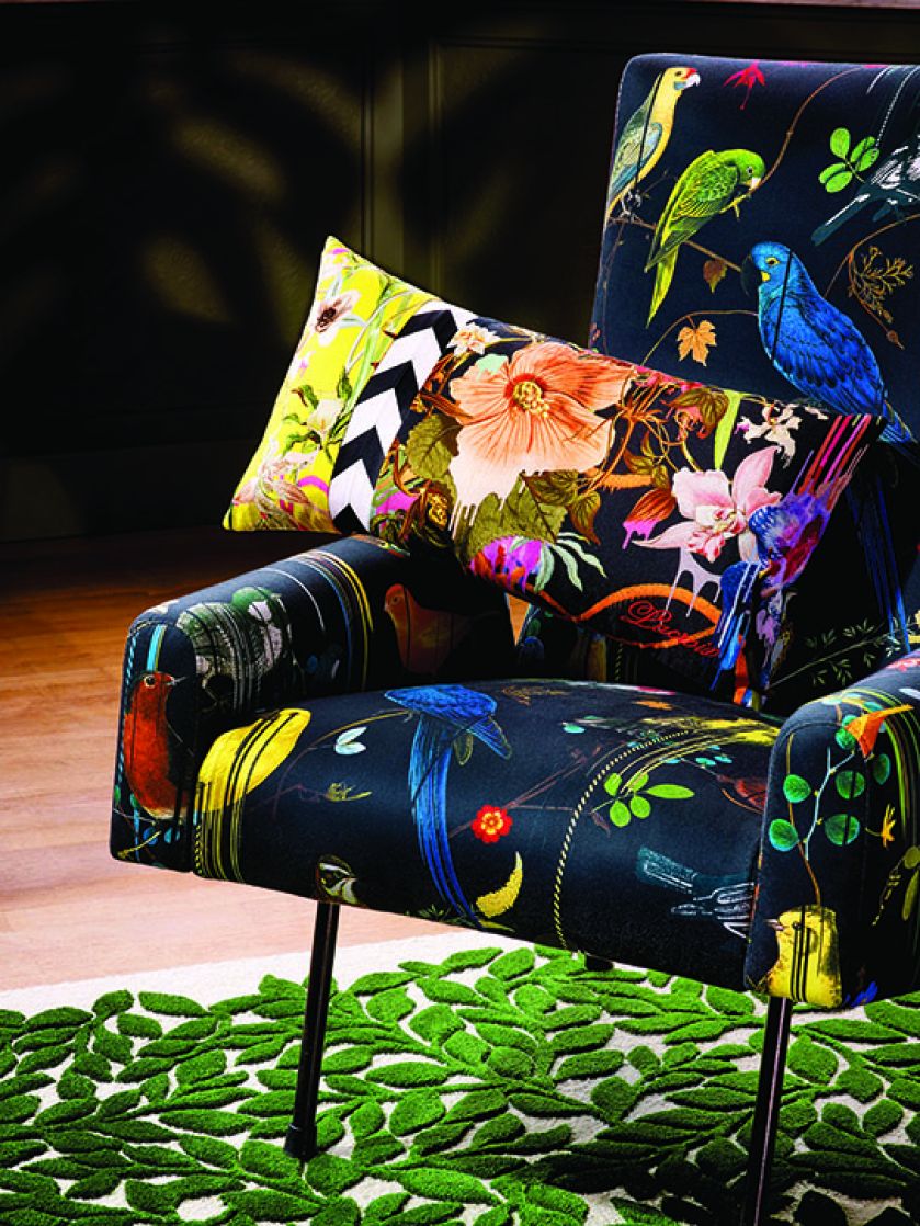 Poduszka Herbarium Crepuscule, Orchids Fantasia Designers Guild