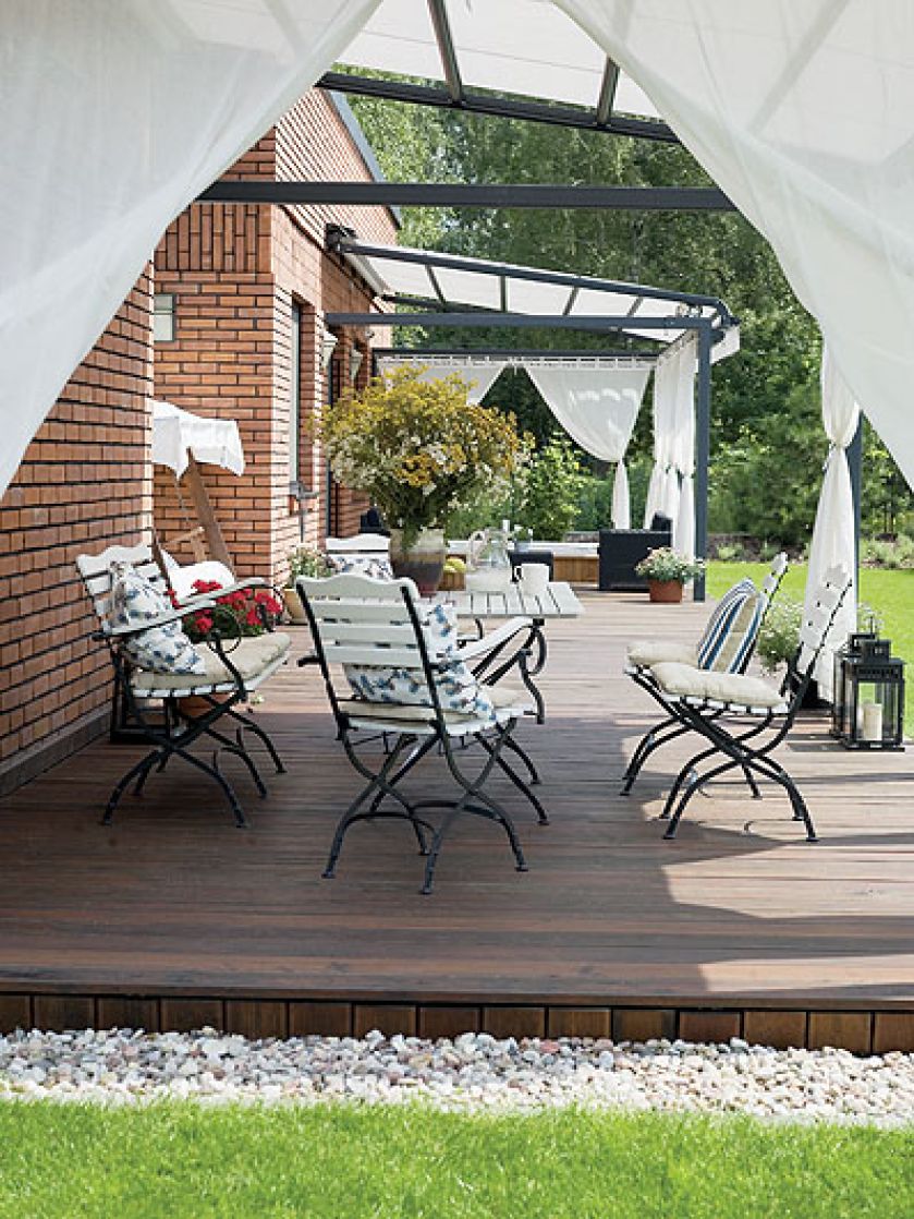 Jak letnia jadalnia. Na skraju puszczy