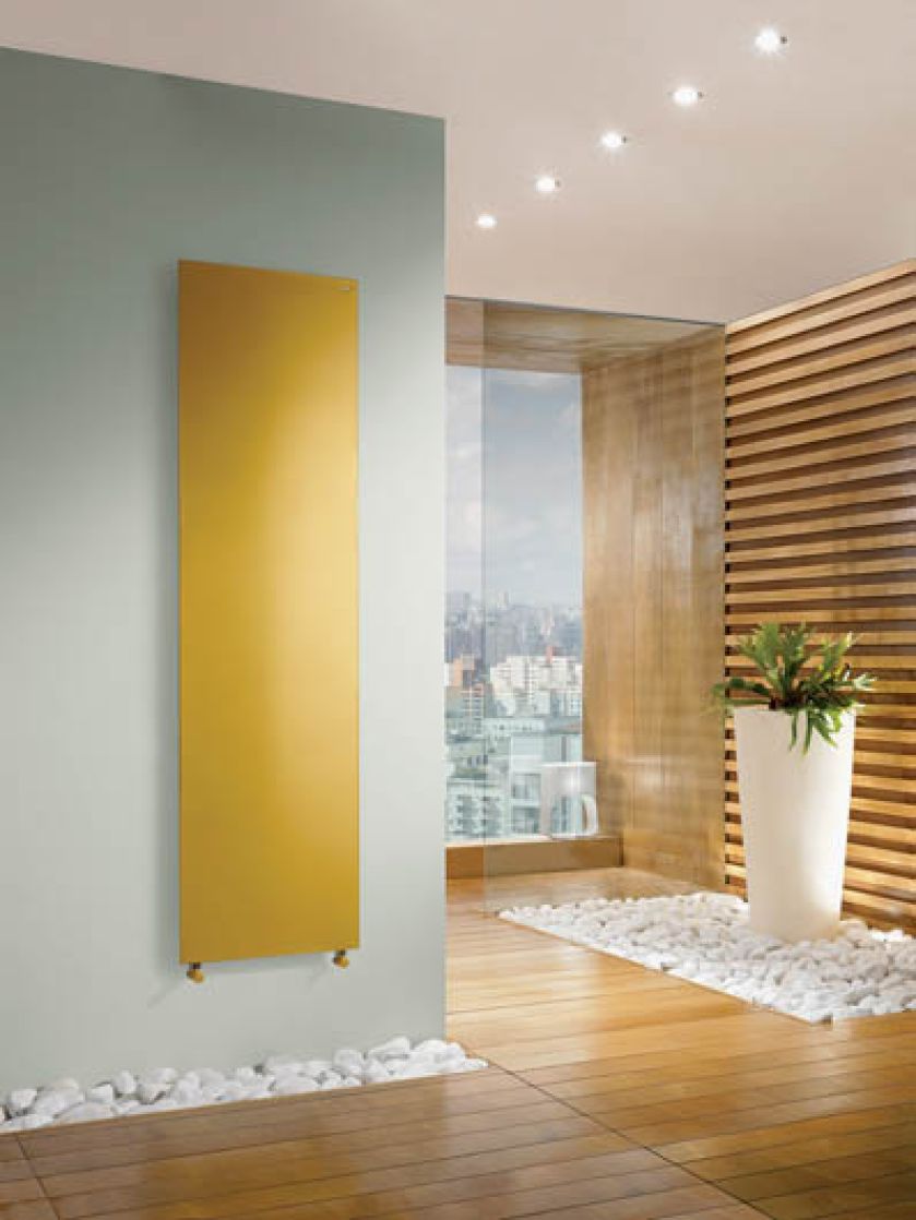 Kolekcja Frame Colorato. CORDIVARI. Kaloryfer na pierwszym planie