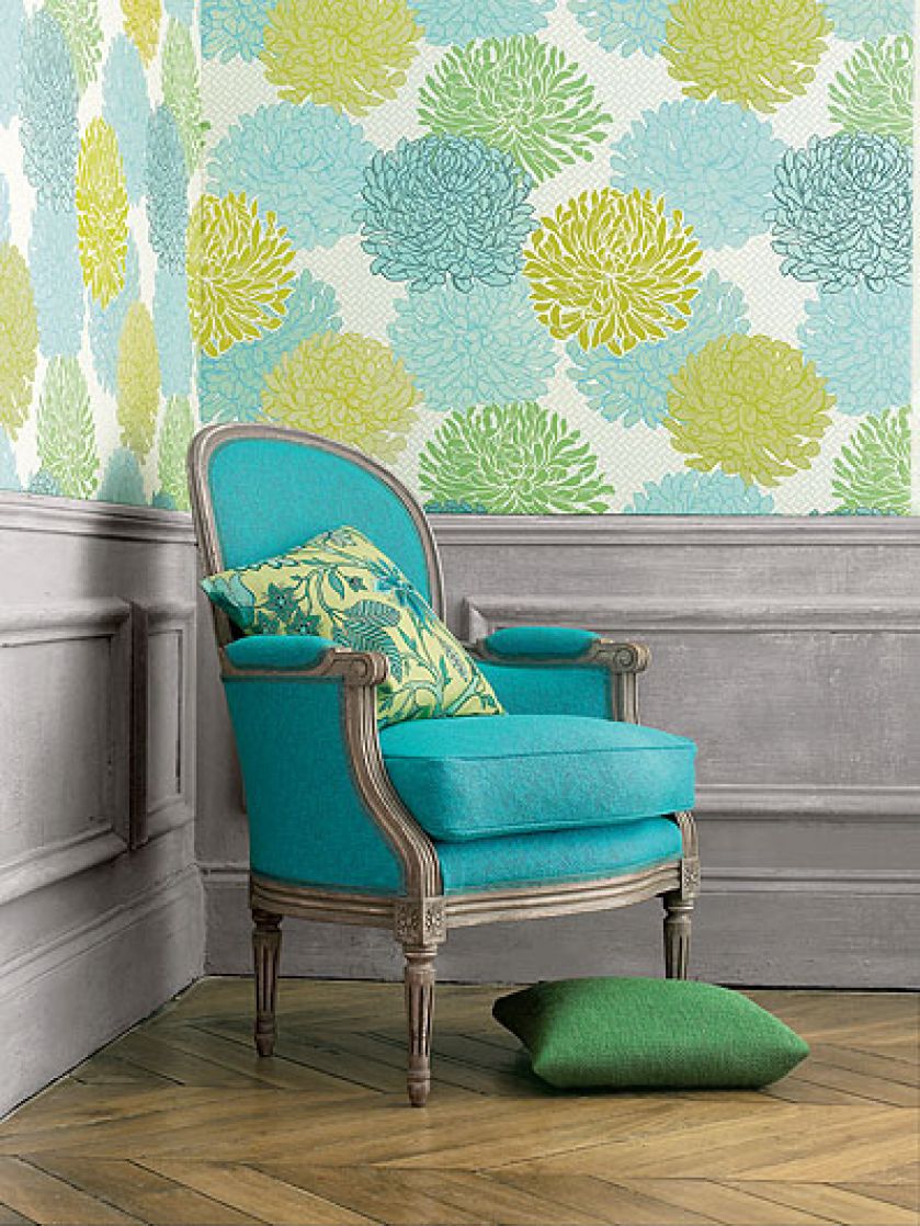 Tkanina na krześle to Cruz (502 zł/m). IMPRESJE HOME COLLECTION