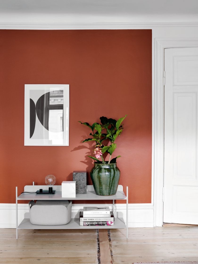 kolor ściany do czarno białych grafik