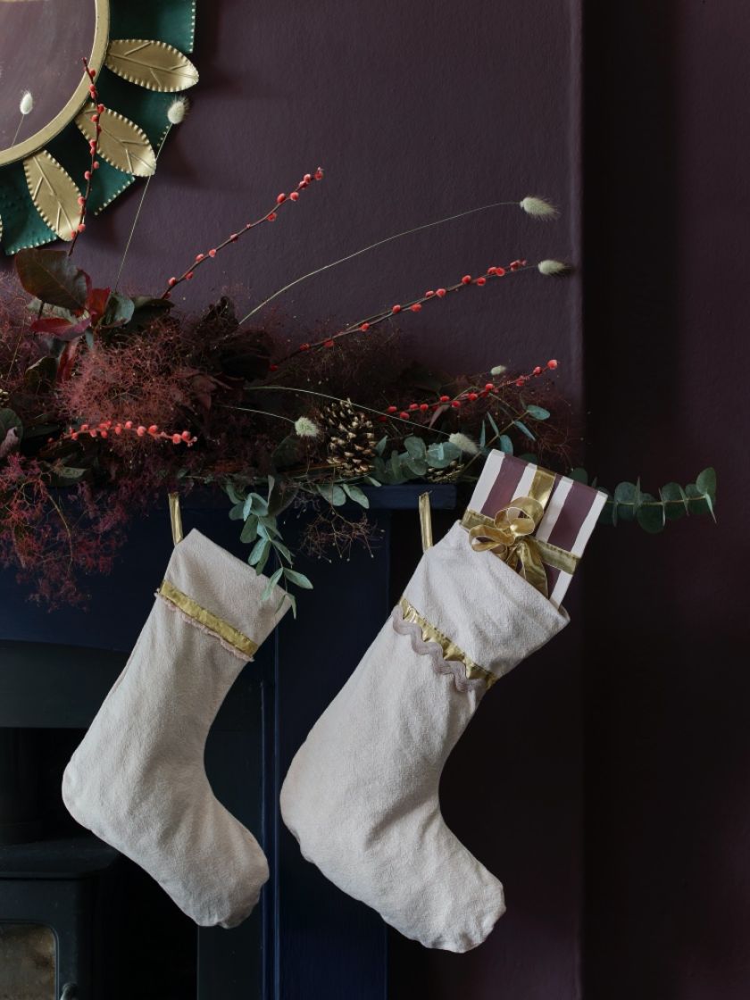 biało złote ozdoby bożonarodzeniowe do domu