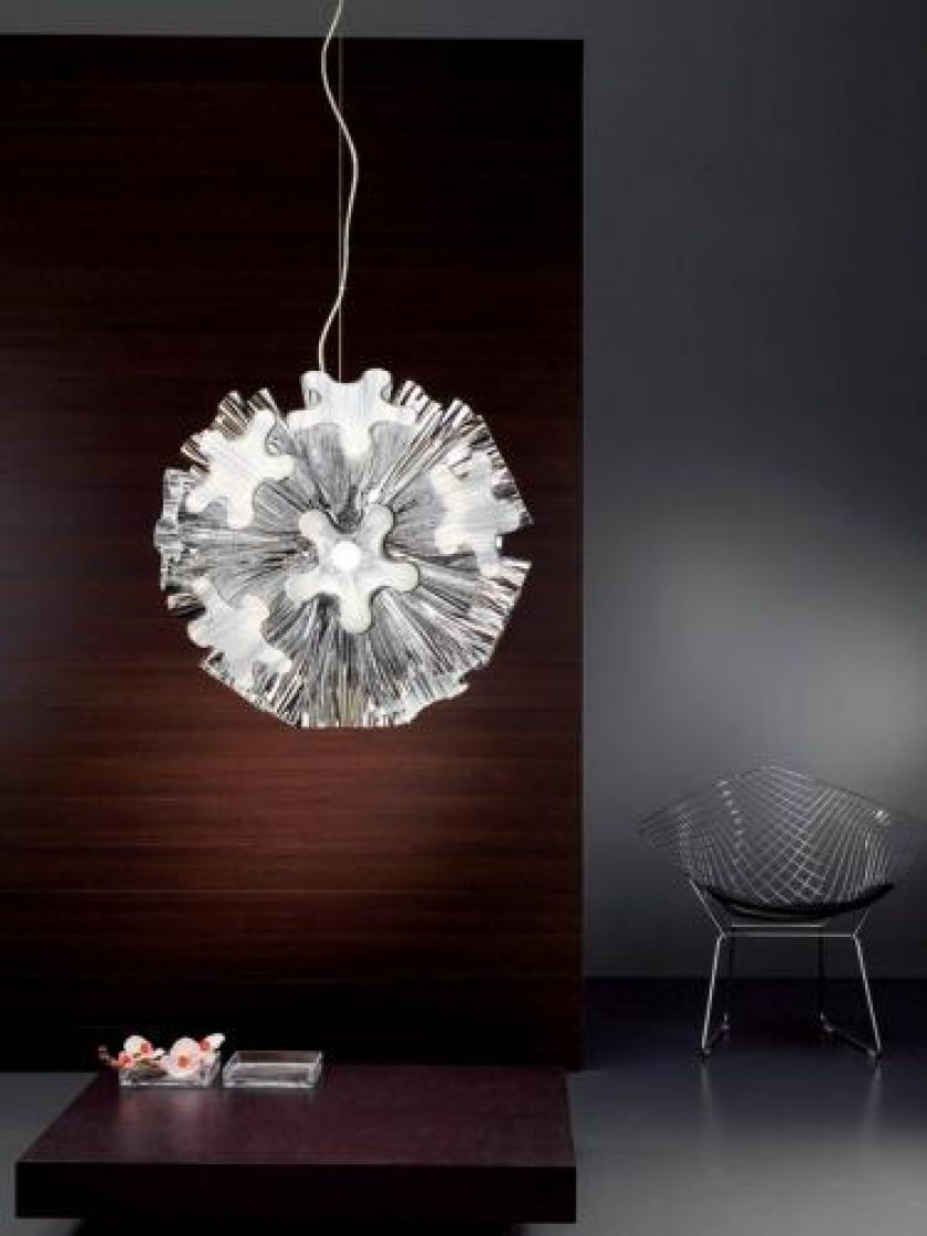 Chromowana kula Blum, projektu Marcella Furlana od AXO LIGHT