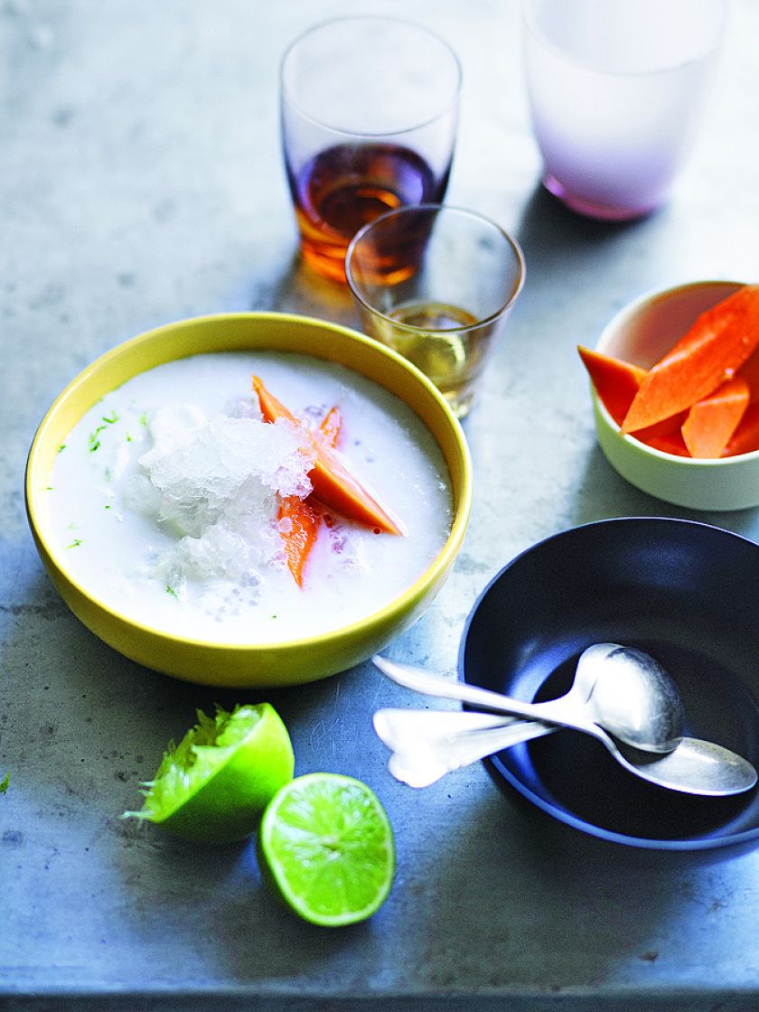 Deser z tapioki i papai. Gotujemy lekką zupę