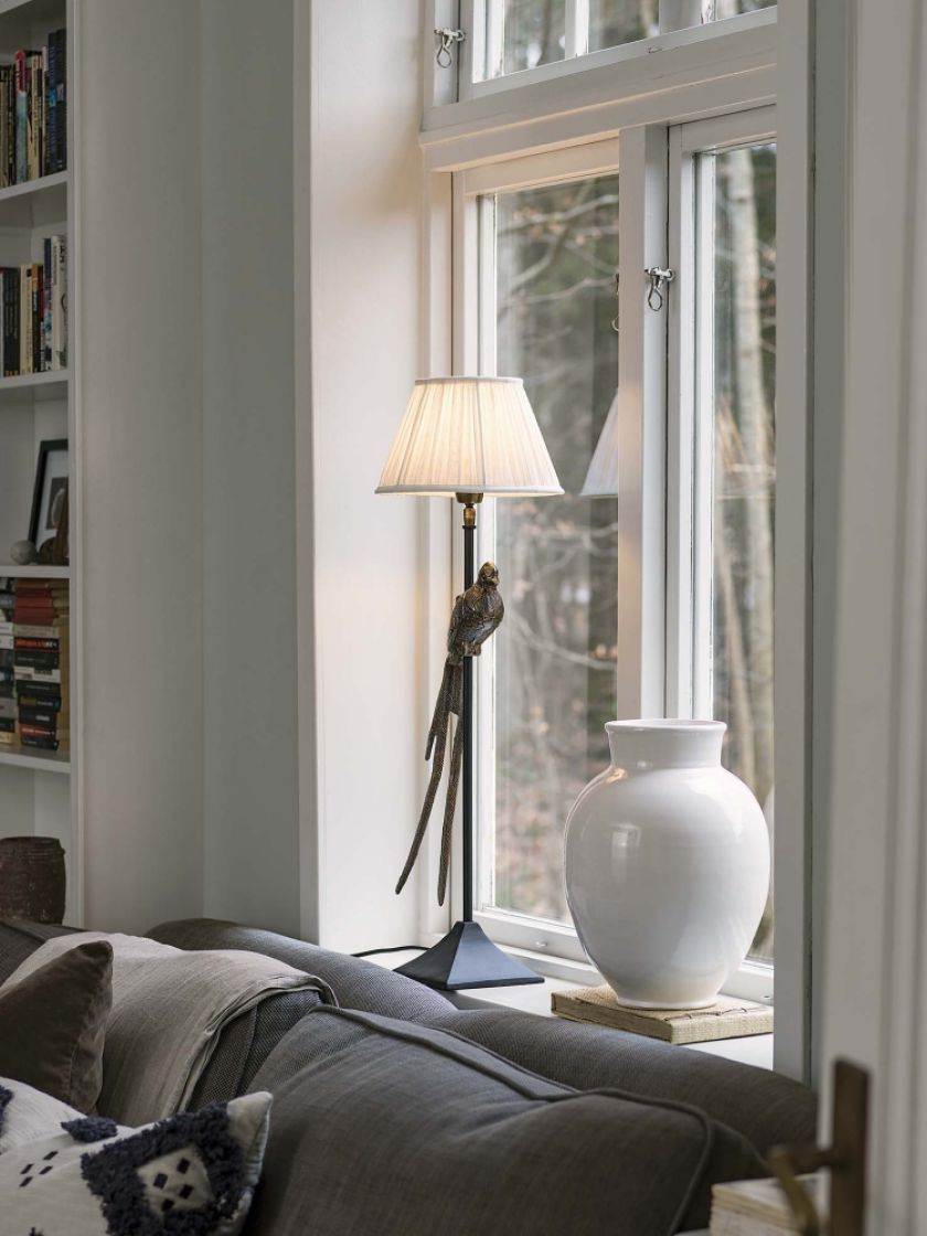 nastrojowe lampki na parapet do sypialni