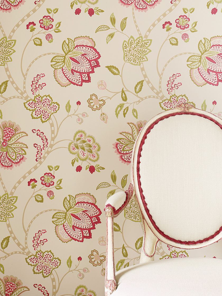 Nowość: Baptista, pink/green 07153/03 marki Colefax Fowler, 471 zł/rolka, IMPRESJE HOME COLLECTION