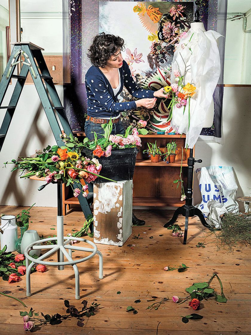 Regula Stüdli to szwajcarska projektantka, która kocha kwiaty.