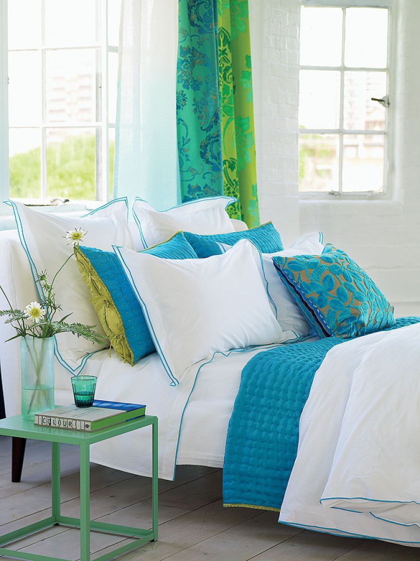 Pościel z bawełny perkalowej.