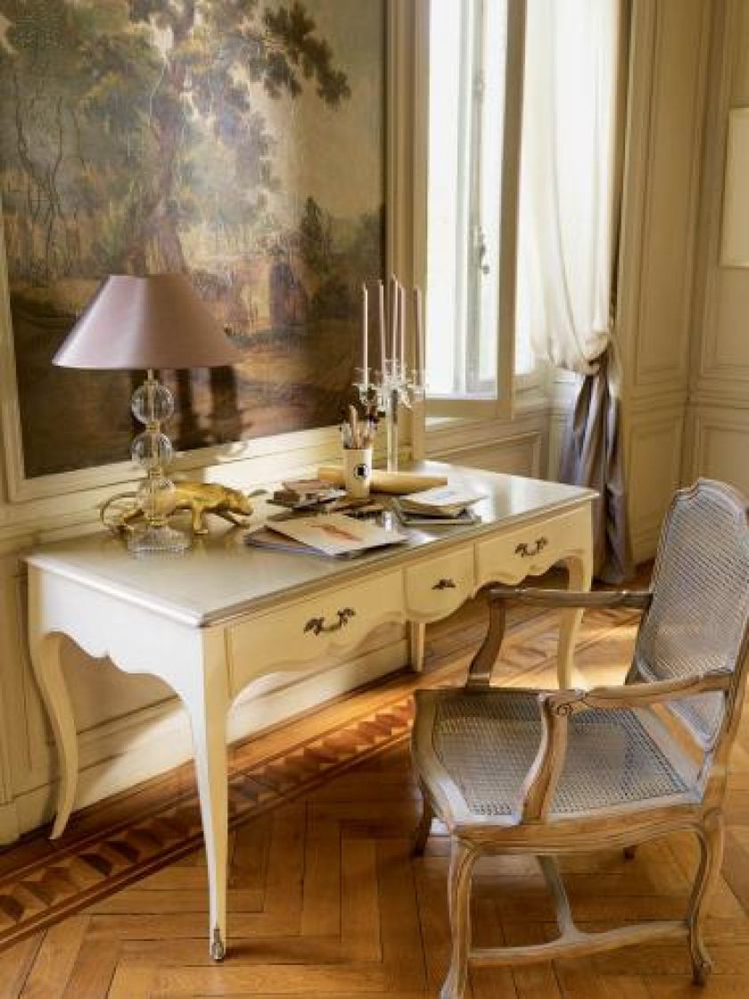 Prowansalskie biurko firmy GRANGE. Biurko - gwiazda gabinetu